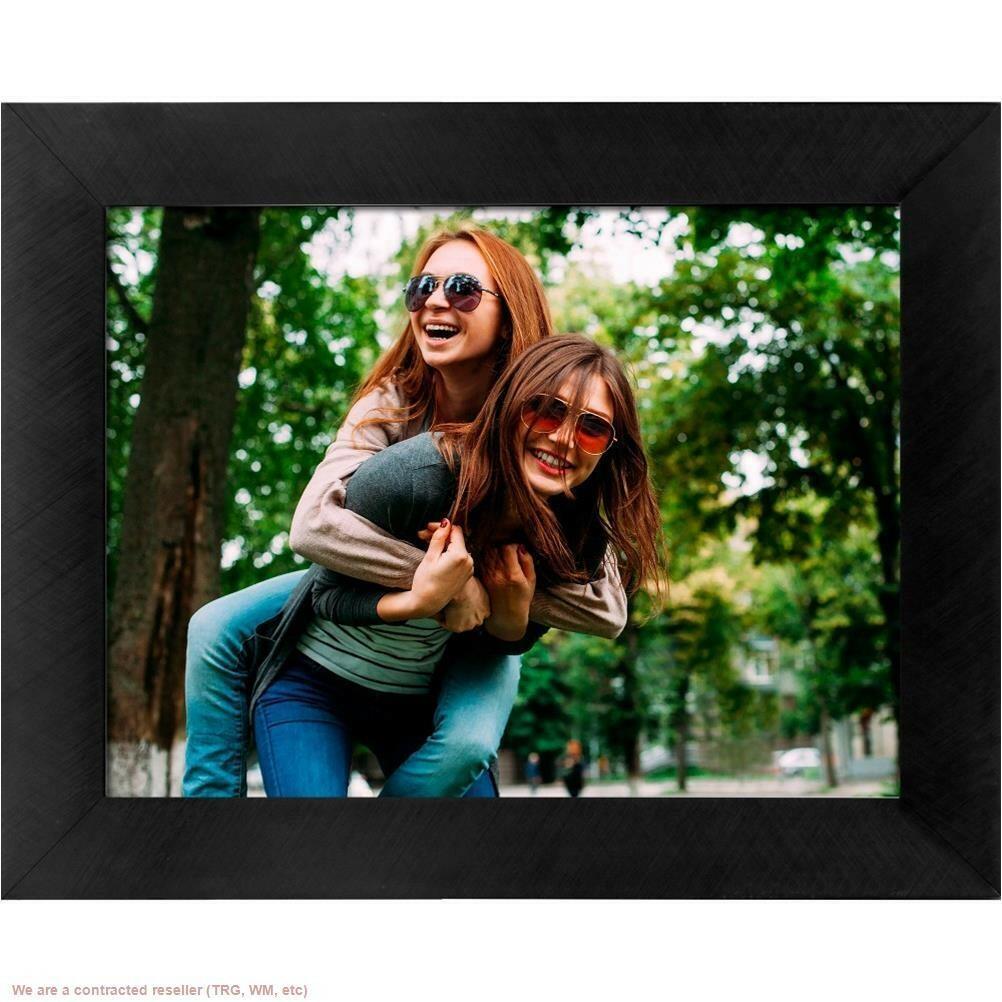 8” WiFi Digital Photo Frame Metal Black - Polaroid