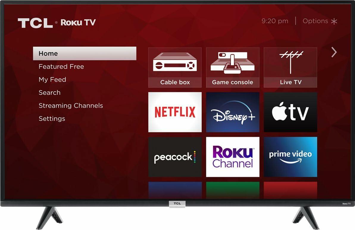 TCL 50-inch Class 4-Series 4K UHD Smart Roku LED TV - 50S435, 2021 Model