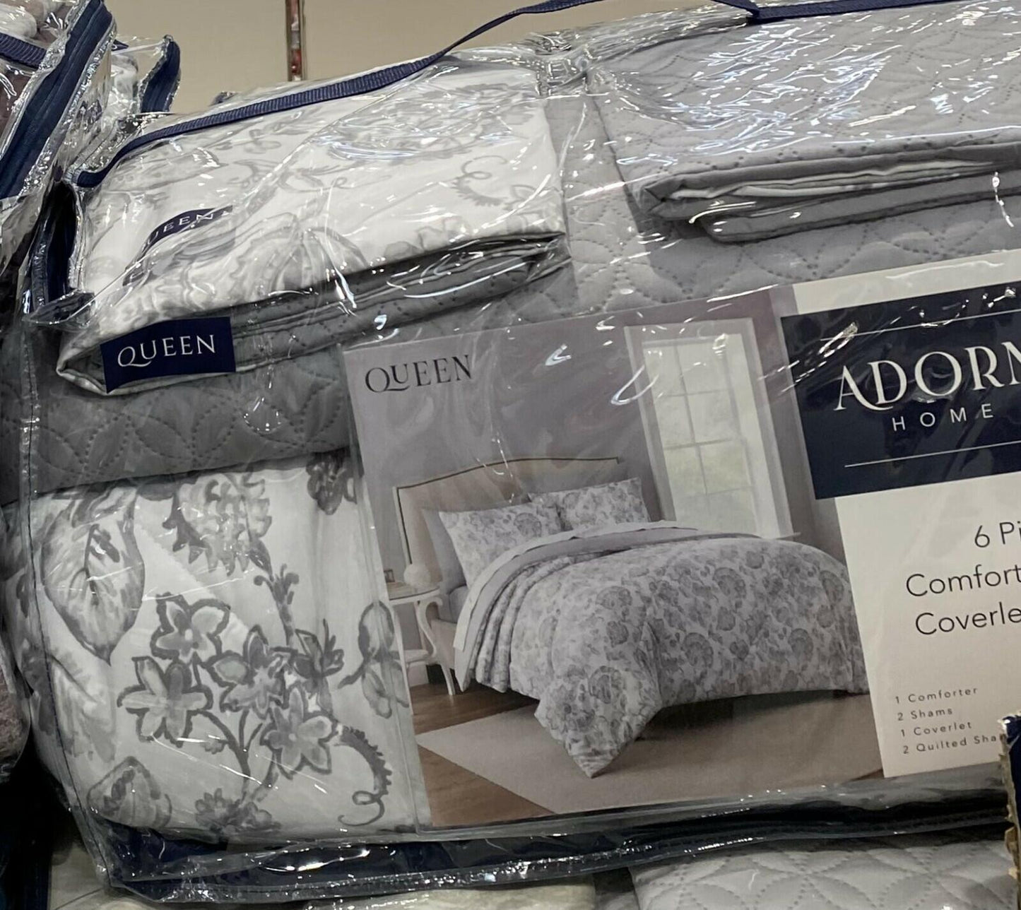 Adorn Home 6 Piece Comforter Queen