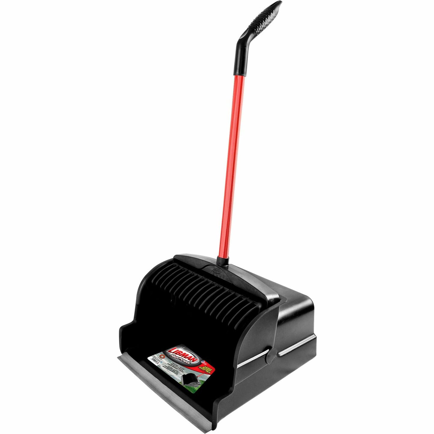 Libman 16 in. High Power Large Scoop Upright Dustpan with Steel Handle