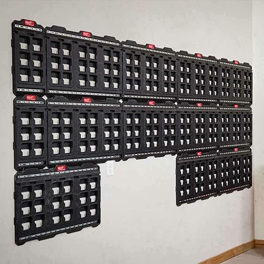 Milwaukee 20 in. x 30.75 in. Wall Plate in Black