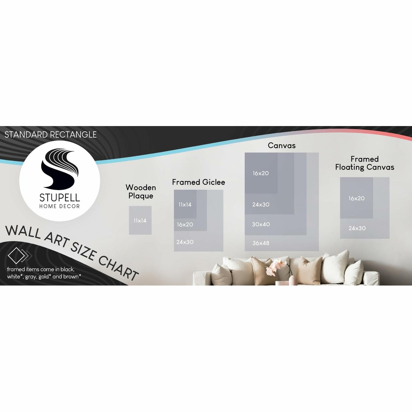 Stupell Industries Jolly Santa & Candy Canes Canvas Wall Art, design by Elizabeth Tyndall, 30 x 40