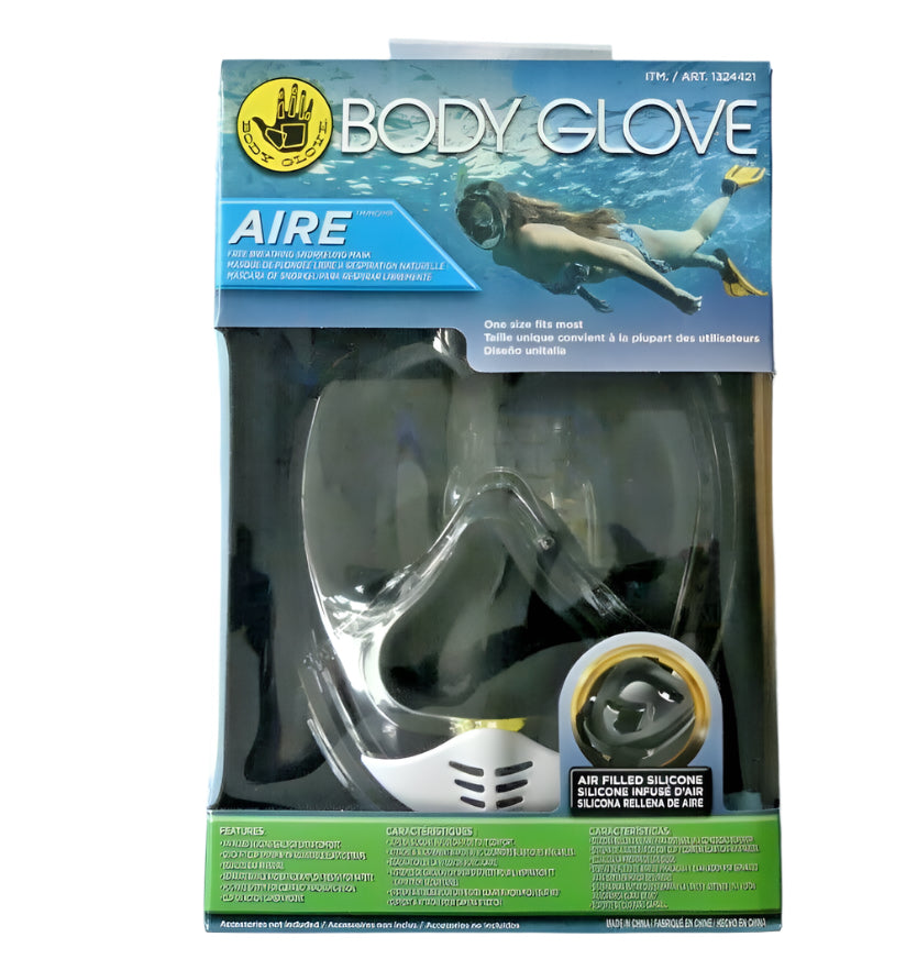 Body Glove Aire Full Face Snorkel Set