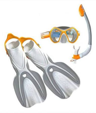 Oceanic Adult Snorkeling Set with Mesh Bag