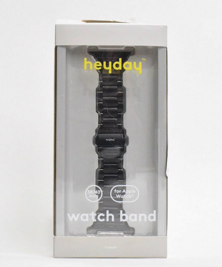 Heyday Apple Watch Band 38/40mm - Black Metal Link