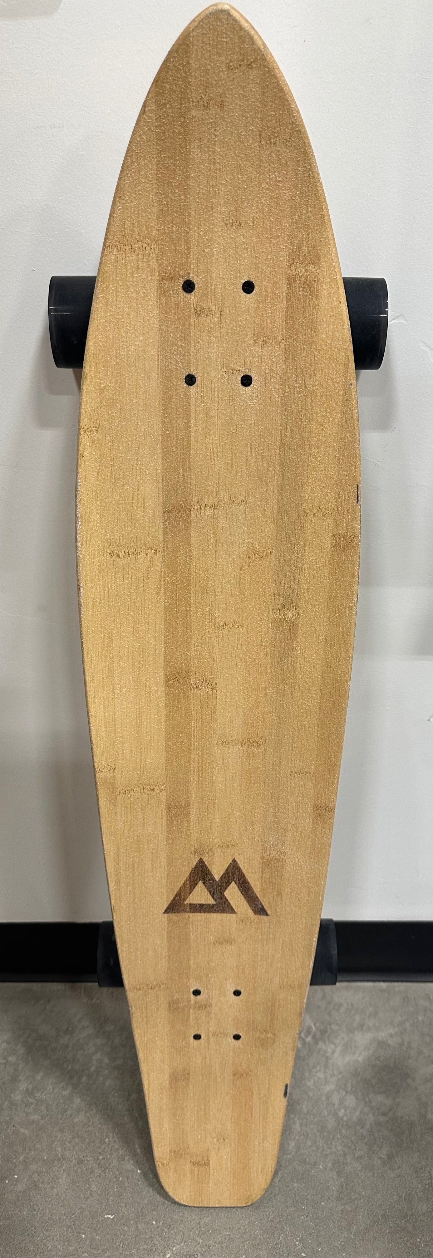 Magneto 44 inch Kicktail Cruiser Longboard Skateboard | Bamboo and Hard Maple Deck