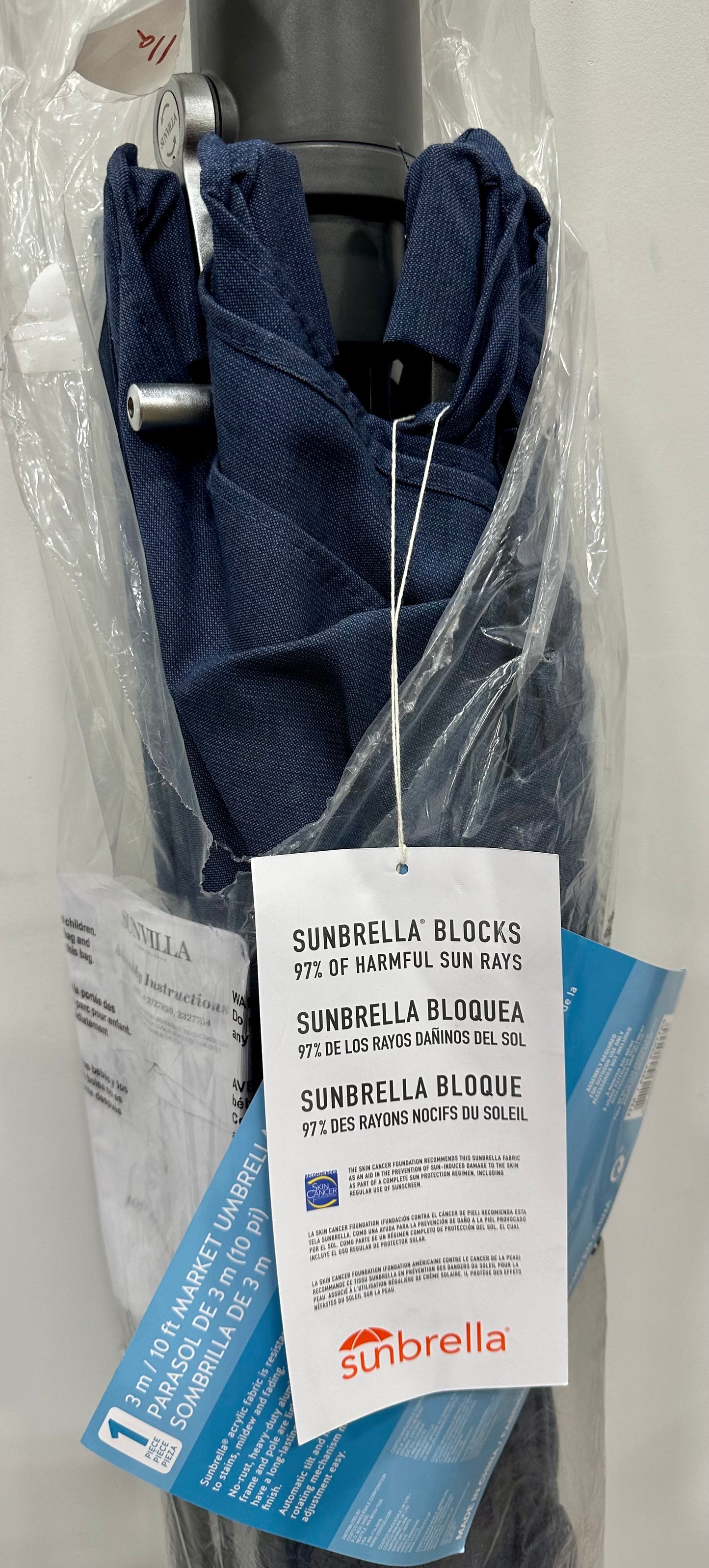 Sunbrella 10 Ft. Patio Market Umbrella With Auto Tilt