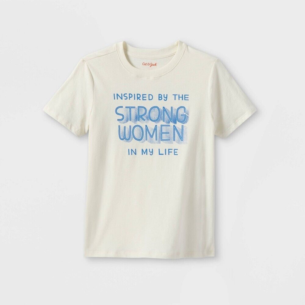 PlusBoys' 'Inspired by The Strong Women in My Life' Graphic Short Sleeve T-Shirt