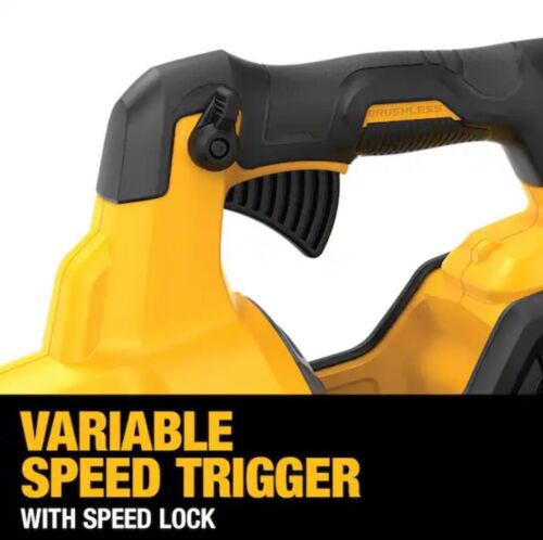 DEWALT 60V MAX 125 MPH 600 CFM Brushless Cordless Battery Powered Handheld Leaf Blower Kit, (1) 3Ah Battery & Charger