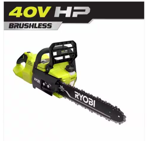 RYOBI 40V HP Brushless 14 in. Battery Chainsaw (Tool Only)