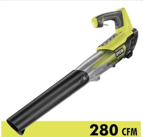 RYOBI ONE+ 18V 100 MPH 280 CFM Cordless Battery Variable-Speed Jet Fan Leaf Blower (Tool Only)