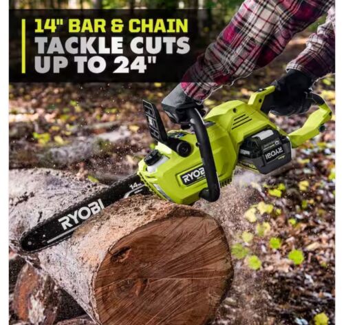 RYOBI 40V HP Brushless 14 in. Battery Chainsaw (Tool Only)