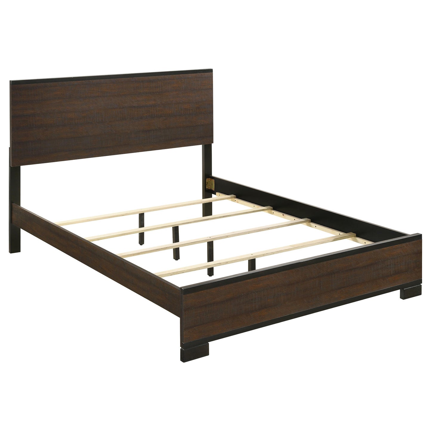 Edmonton Eastern King Panel Bed Rustic Tobacco