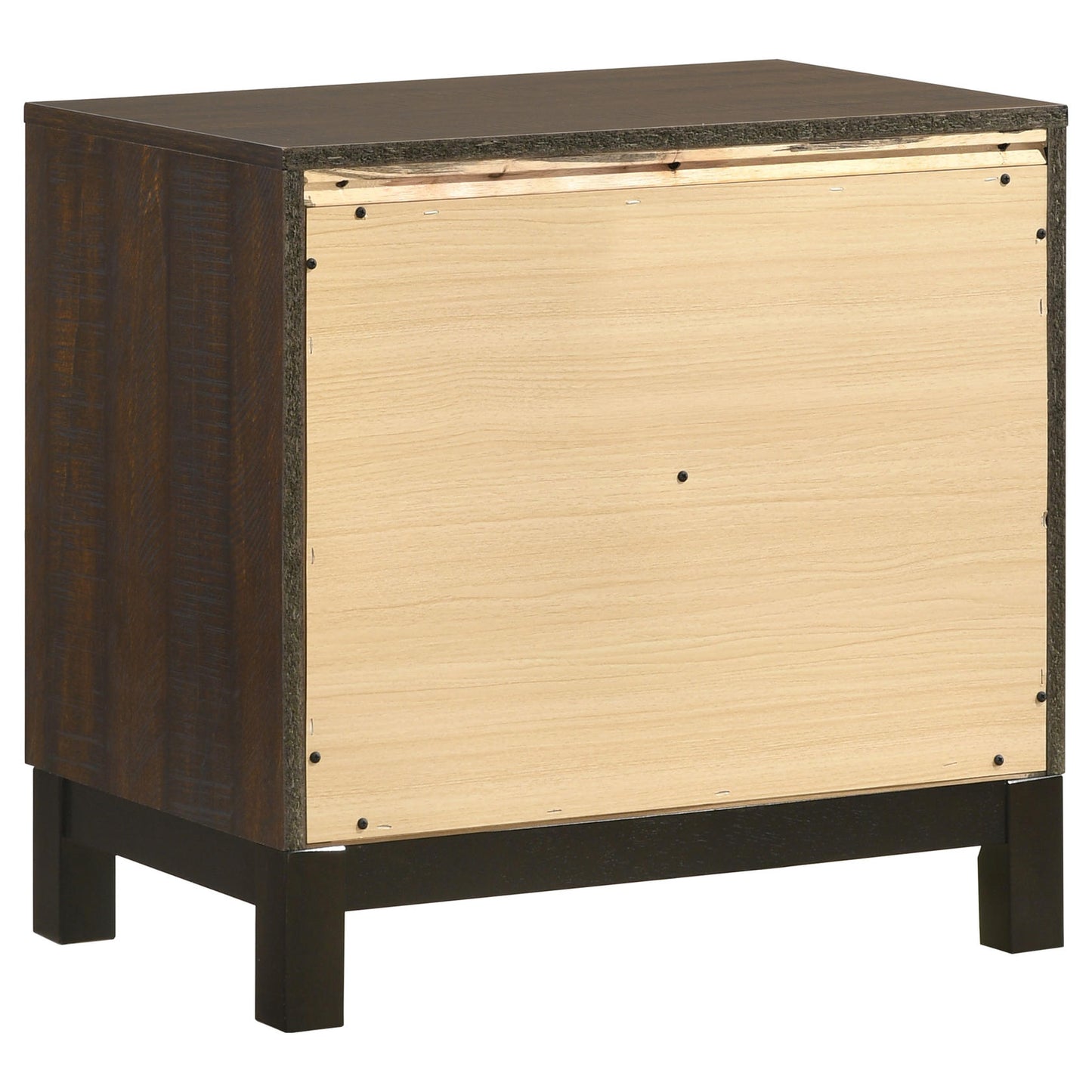 Edmonton 2-Drawer Nightstand Rustic Tobacco