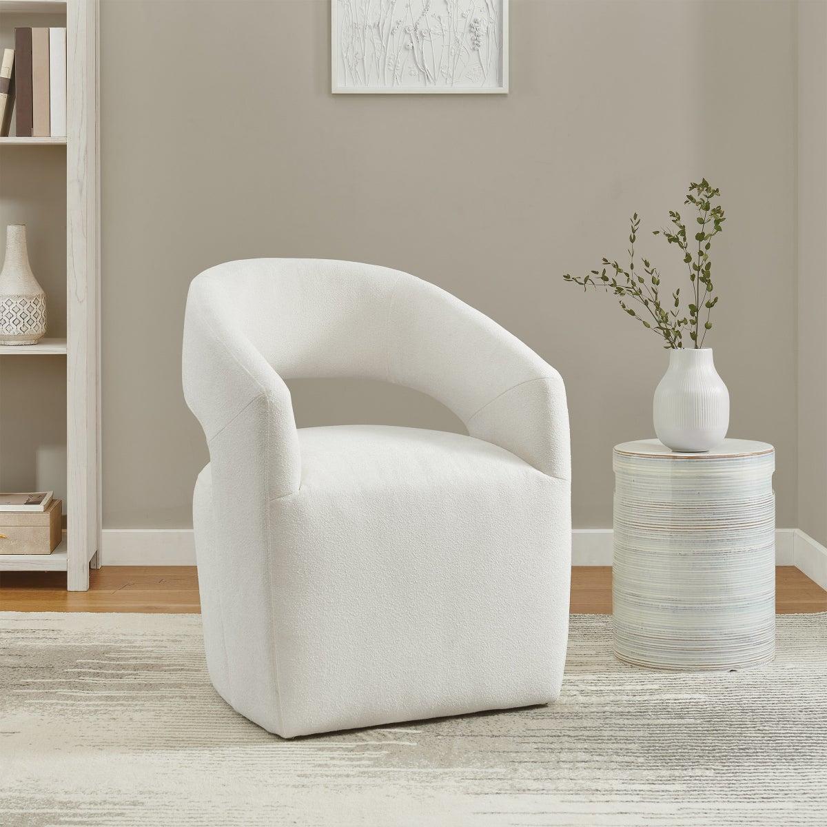 Alivia Fabric Rolling Chair