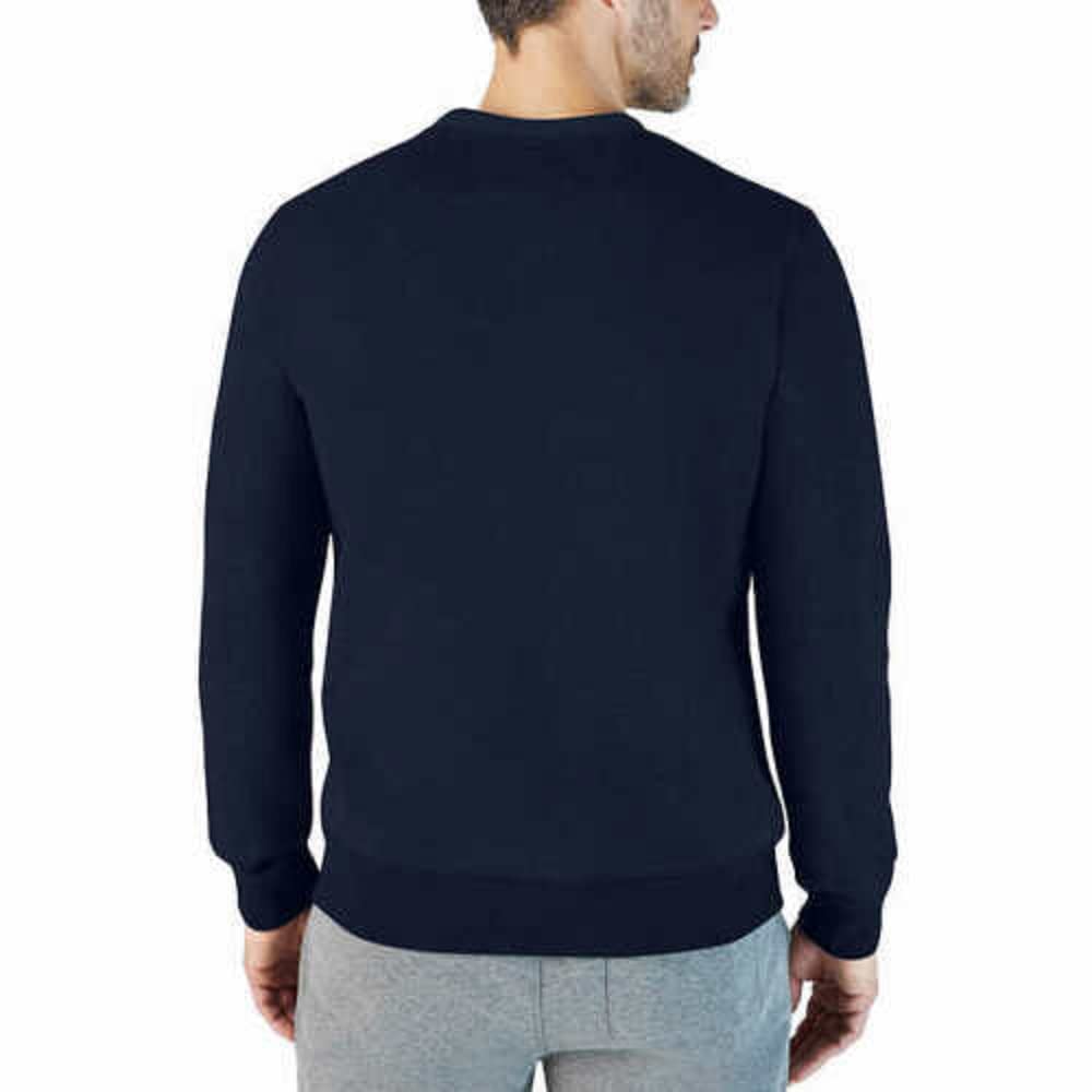 Eddie Bauer Men’s Fleece Lined Crew Sweatshirt (Blue)