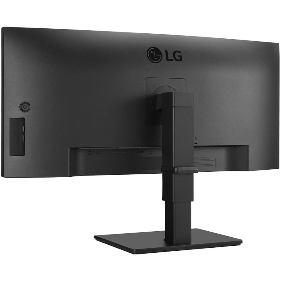 LG Ultrawide 34BQ77QB-B 34" Webcam UW-QHD Curved Screen LED Monitor - 21:9 - Textured Black