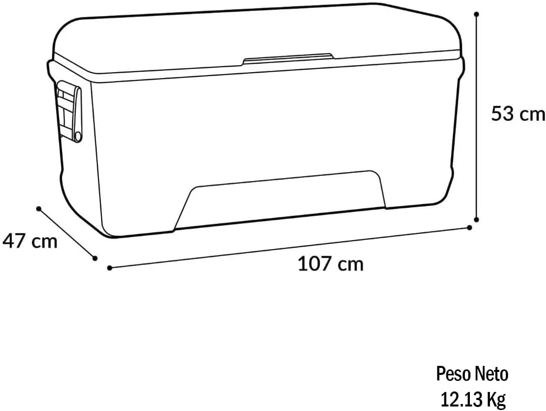 Igloo MaxCold 165 Quart Marine Cooler, White, X-Large