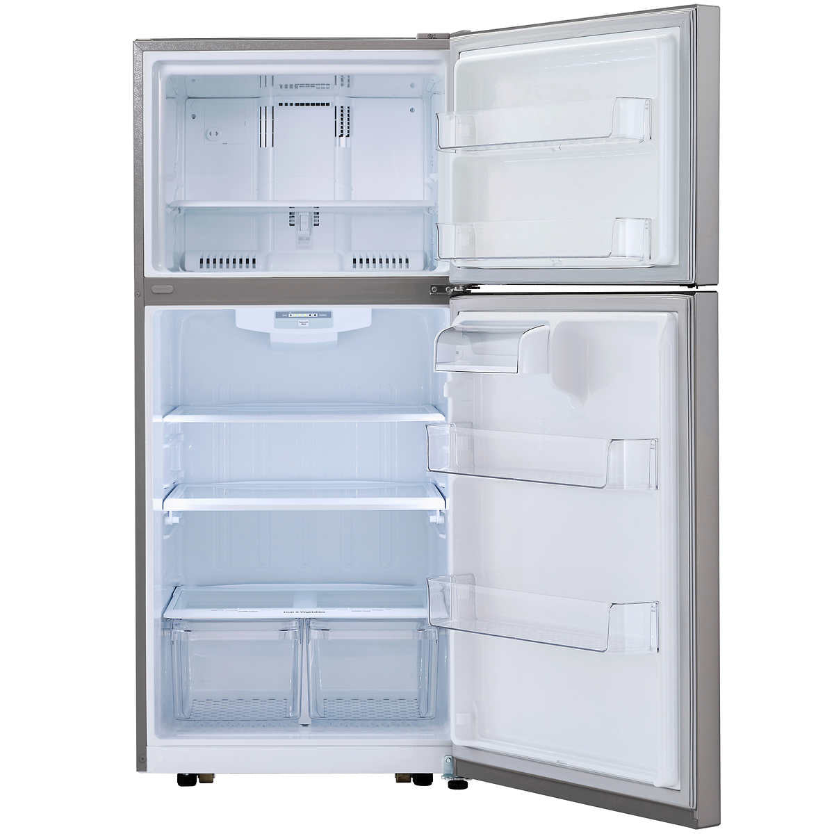 LG Top Mount Freezer Refrigerator, 20 cu ft, Stainless Steel