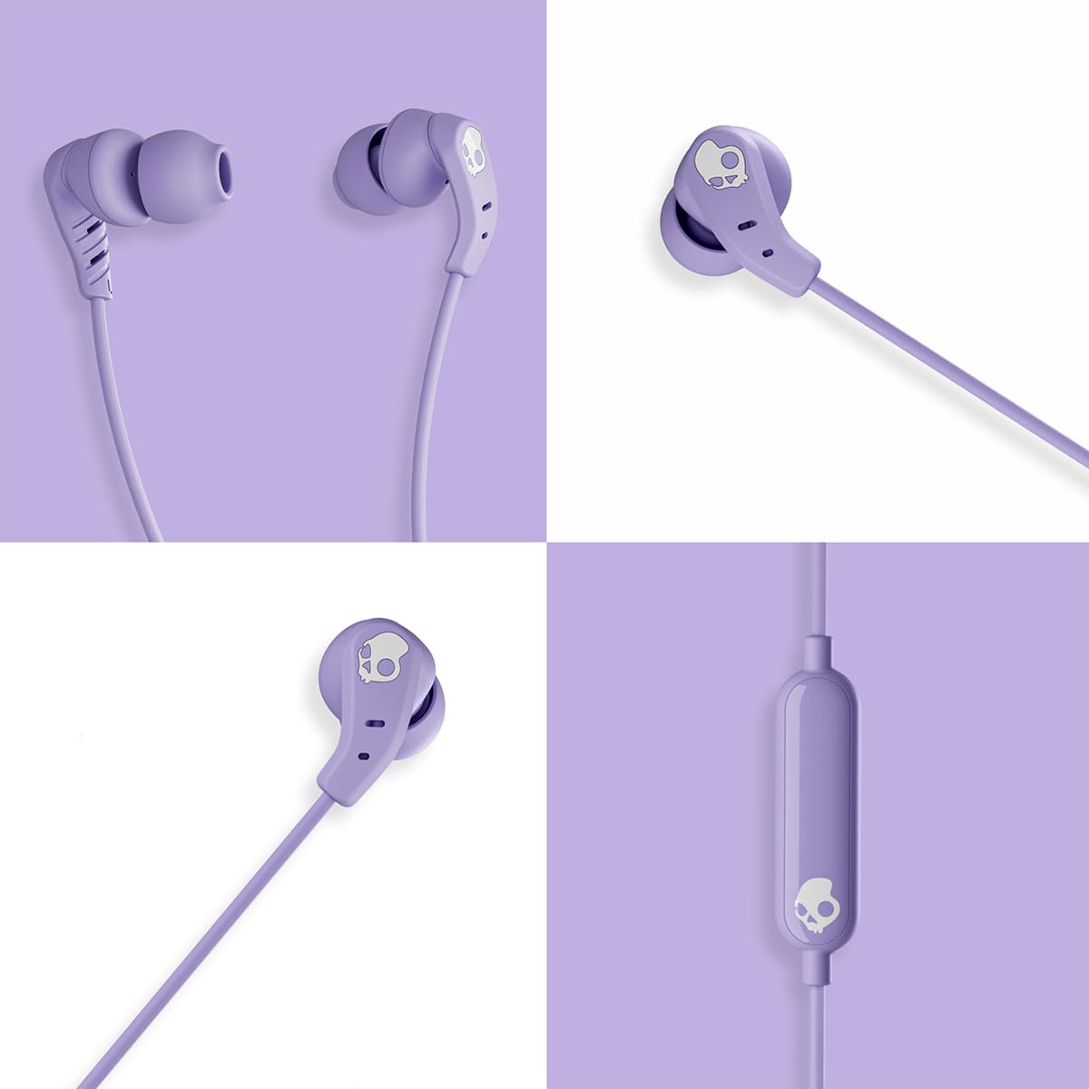 Skullcandy - Set USB-C Wired Earbuds with Noise ISOLATING FIT, Built-in Microphone Call