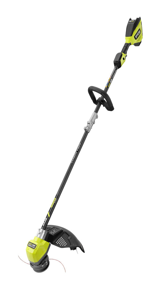 RYOBI 40V HP Brushless 15 in. Cordless Carbon Fiber Shaft Attachment Capable String Trimmer with 4.0 Ah Battery and Charger