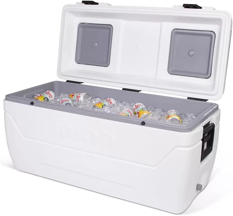 Igloo MaxCold 165 Quart Marine Cooler, White, X-Large