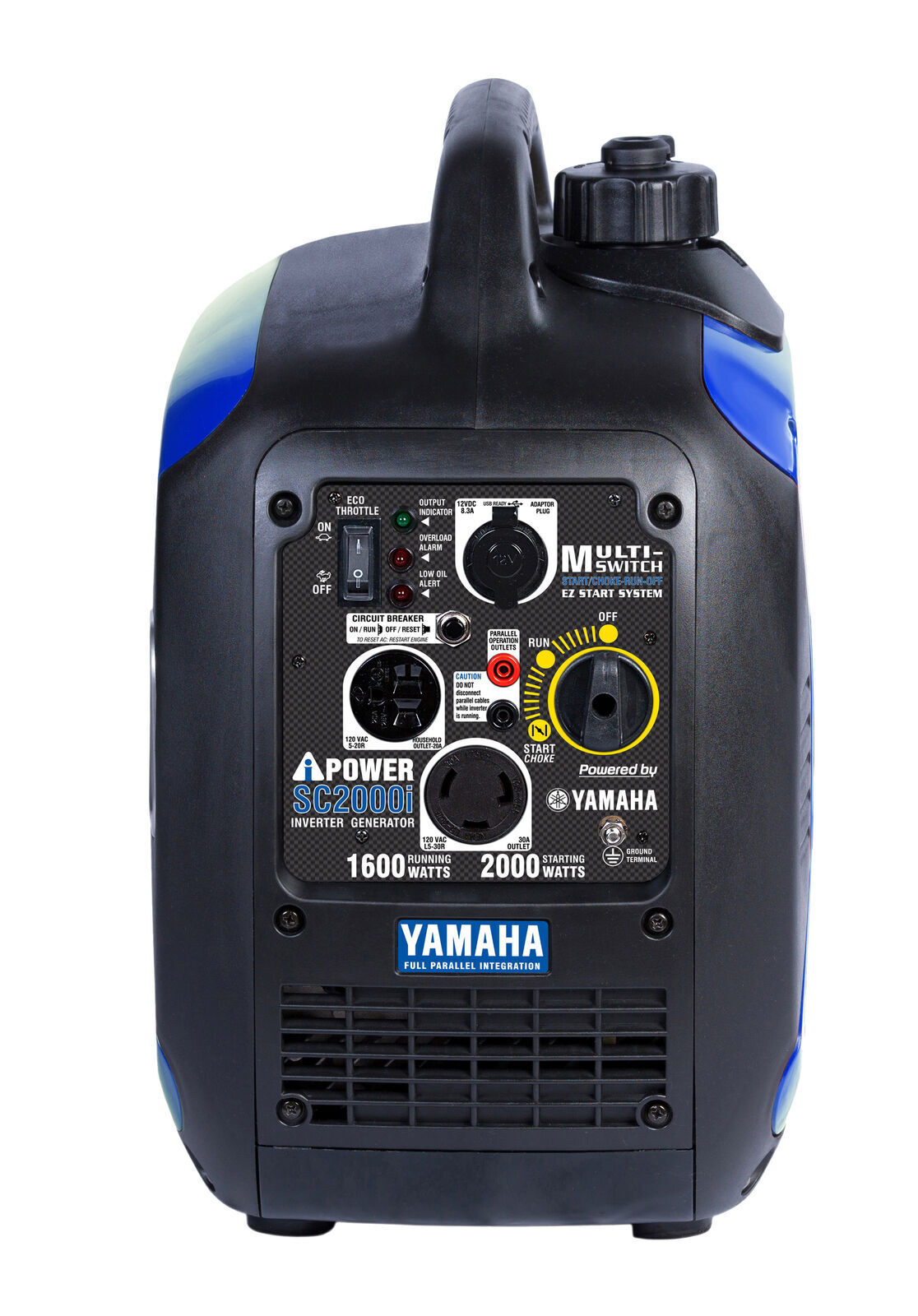 A-IPower 1600W Running / 2000W Peak Yamaha Powered Gas Inverter Generator