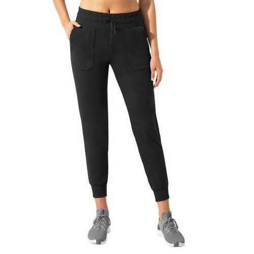 Mondetta Ladies' Moisture Wicking Ultra-Soft Jogger Pants - Black - (Medium)