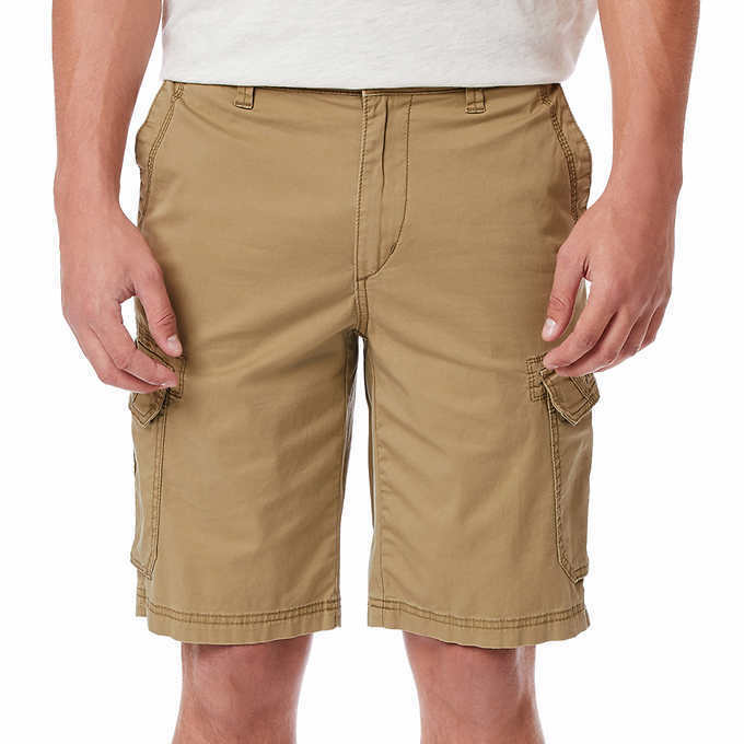 Unionbay Men's Lightweight Stretch Twill Cargo Shorts TAN 32