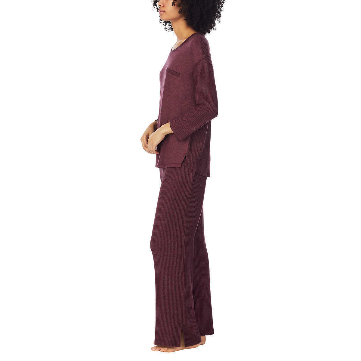 Midnight Carole Hochman Ladies' Ribbed 2-piece Lounge Set