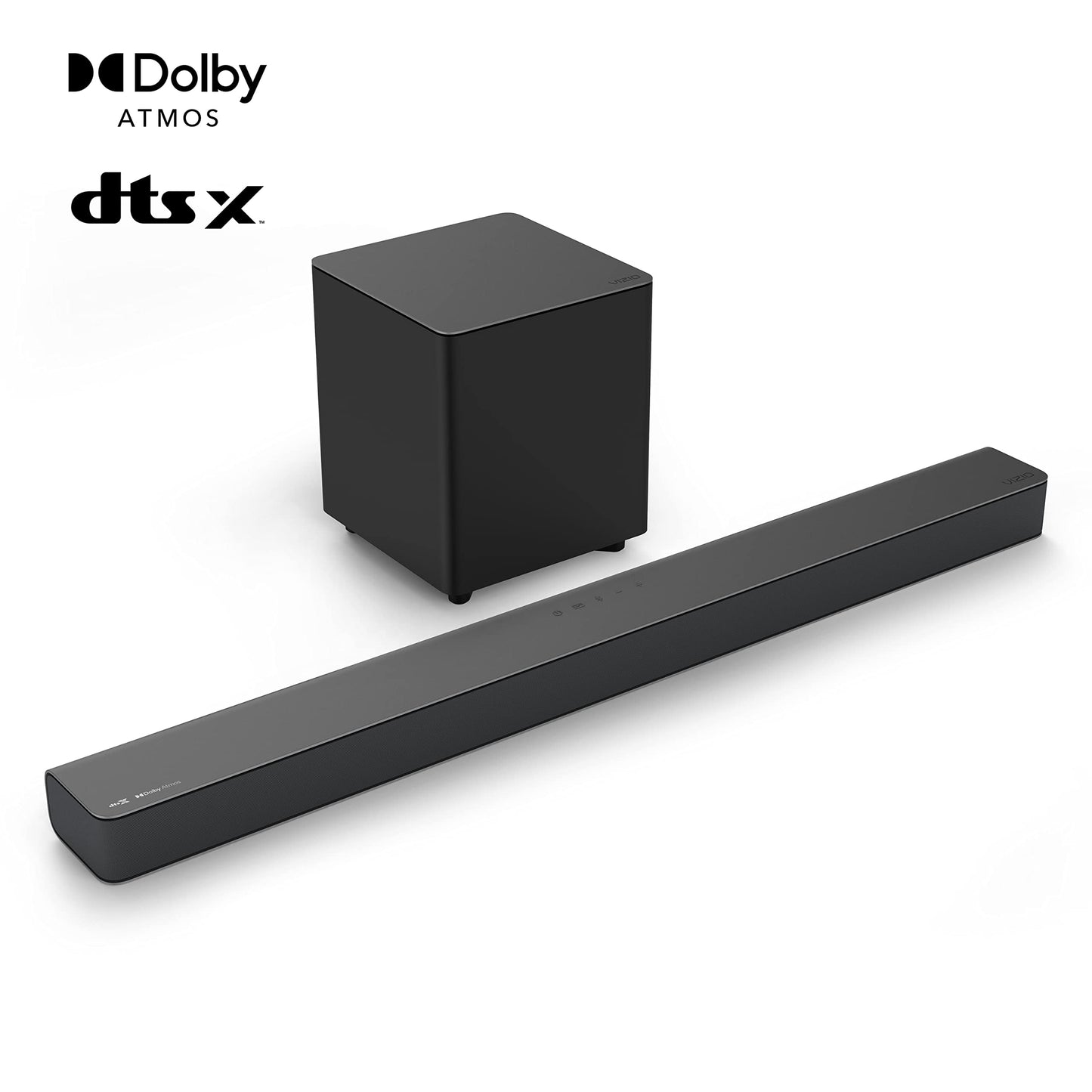 VIZIO M-Series 2.1 Sound Bar with Dolby Atmos and DTS:X, Wireless Subwoofer, M215a-J6 (HDMI)-Black