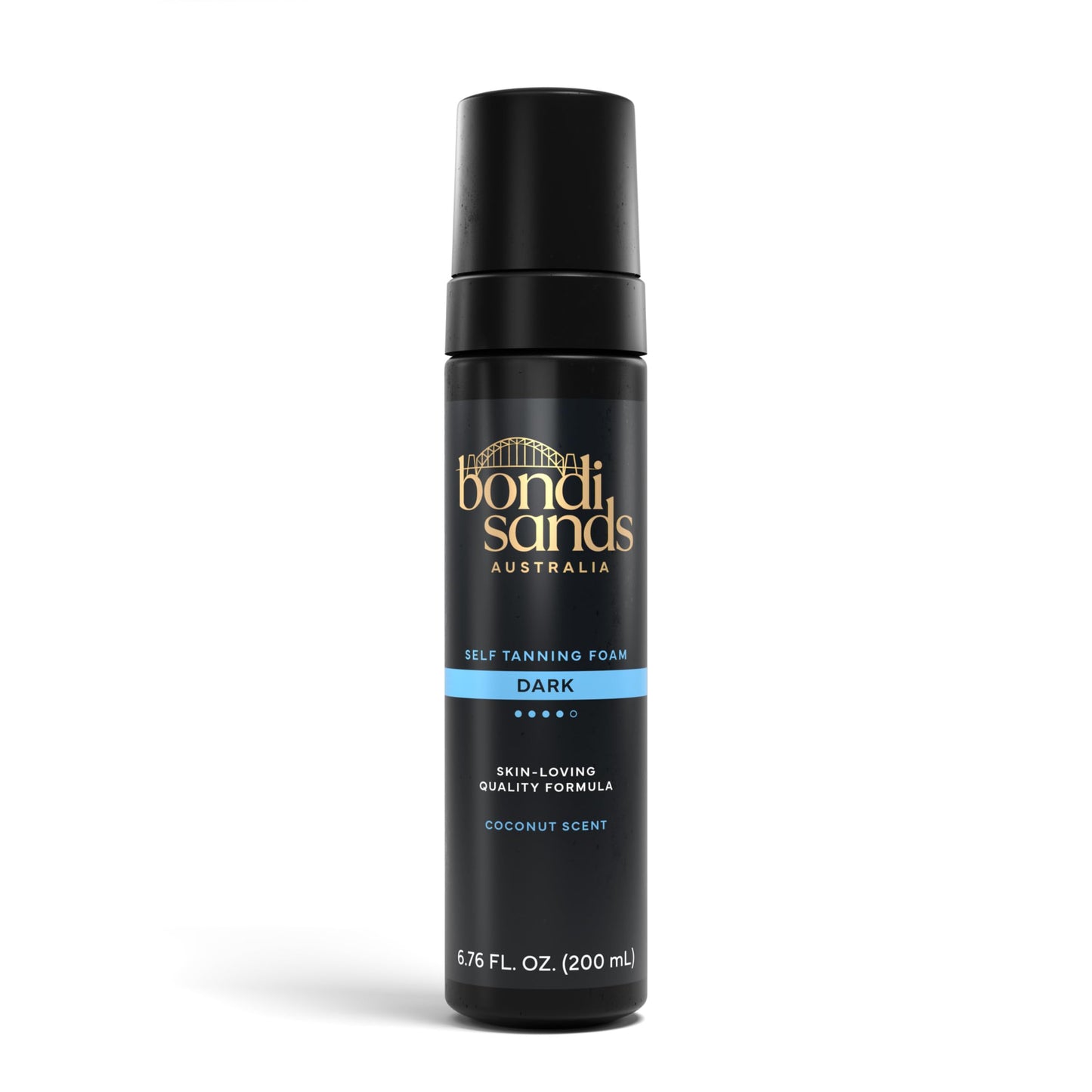 Bondi Sands Dark Self Tanning Foam | Lightweight, Self-Tanner Foam Enriched with Aloe Vera and Coconut Provides an Even, Streak-Free Tan | 6.76 oz/200 mL