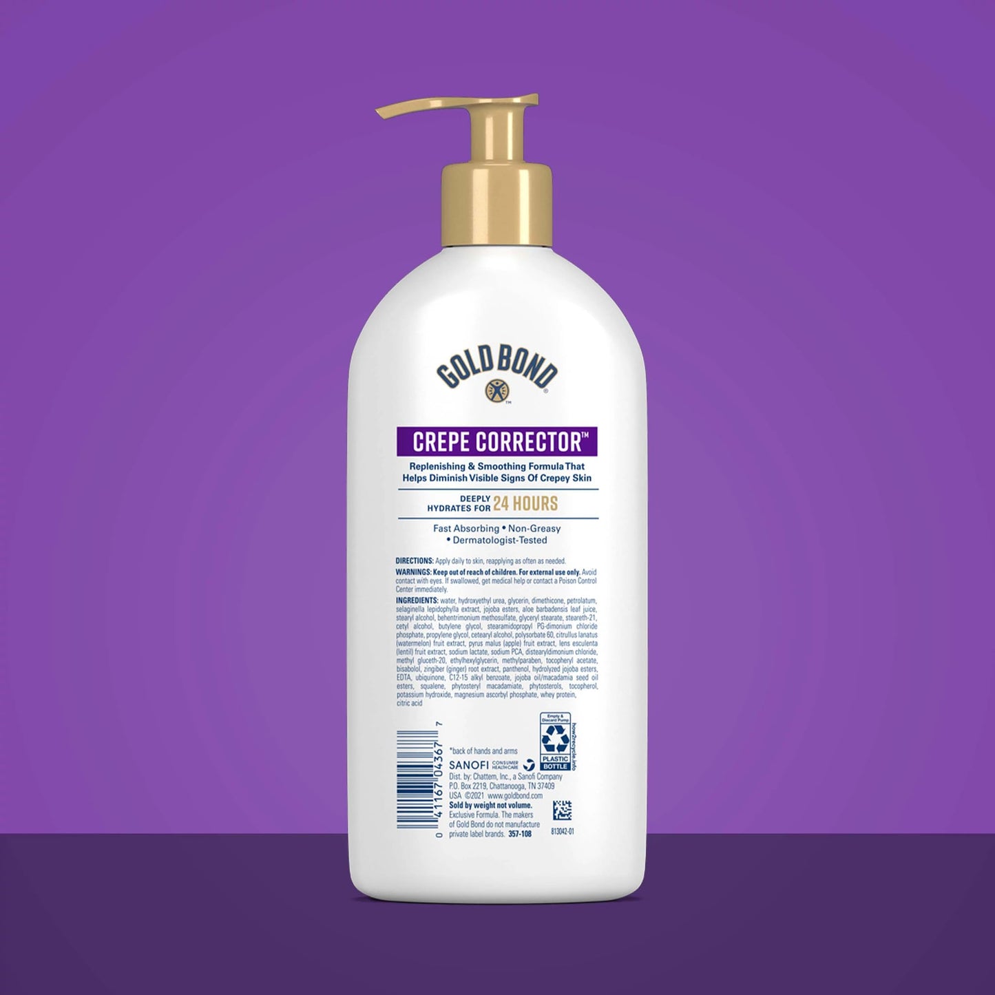 Gold Bond Age Renew Crepe Corrector Body Lotion, Replenishing & Smoothing Formula, Gold Bond Crepe Corrector Body Lotion, 14 oz