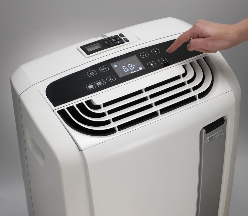 De'Longhi Pinguino Deluxe 4-in-1 Portable Air Conditioner, Dehumidifier, Fan & Heater, White