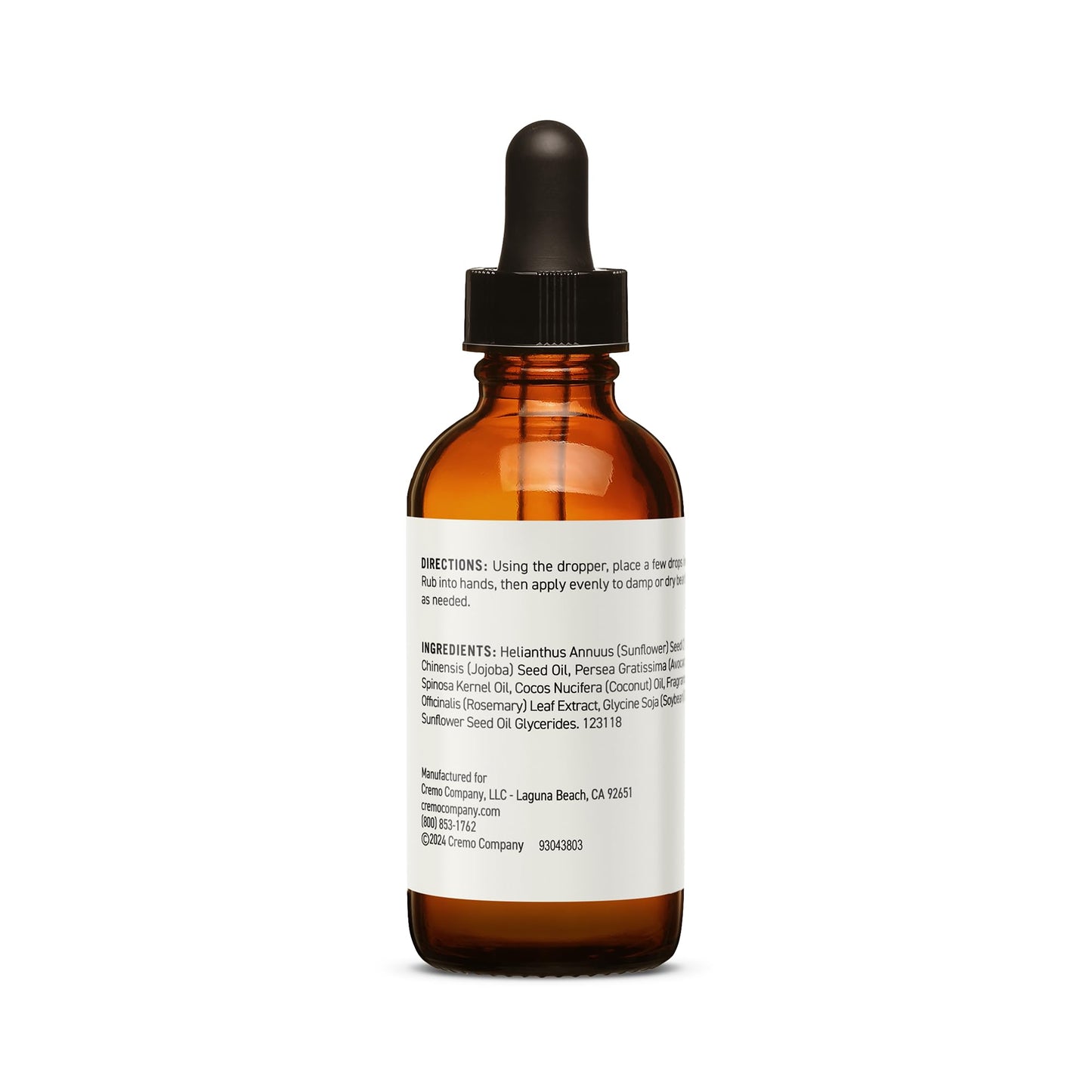 Cremo Beard Oil, Palo Santo (Reserve Collection), 1 fl oz - Restore Natural Moisture and Soften Your Beard To Help Relieve Beard Itch