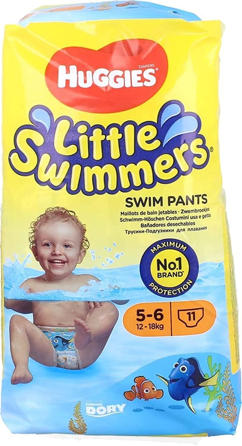 Huggies Little Swimmers Nemo Disposable Swimpants Large 32+ LB 10 Each
