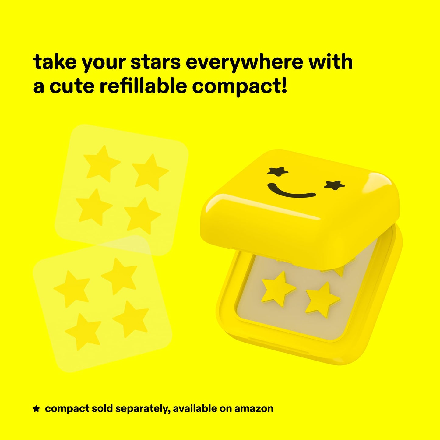 Starface Hydro-Star® Yellow Hydrocolloid Pimple Patch Refill, 36 ct