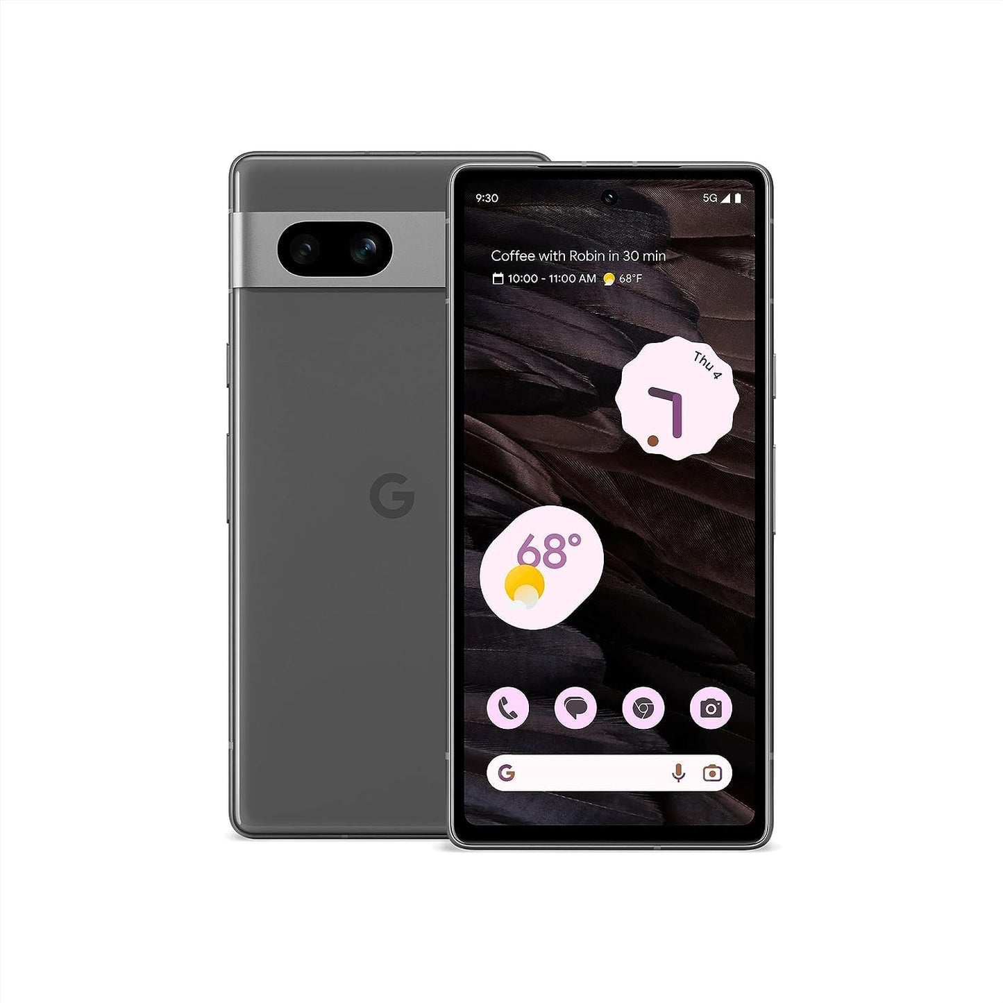 Google Pixel 7a - Unlocked Android Cell Phone - Smartphone with Wide Angle Lens and 24-Hour Battery - 128 GB – Charcoal