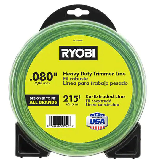 RYOBI 0.080 in. Premium Spiral Bulk Line