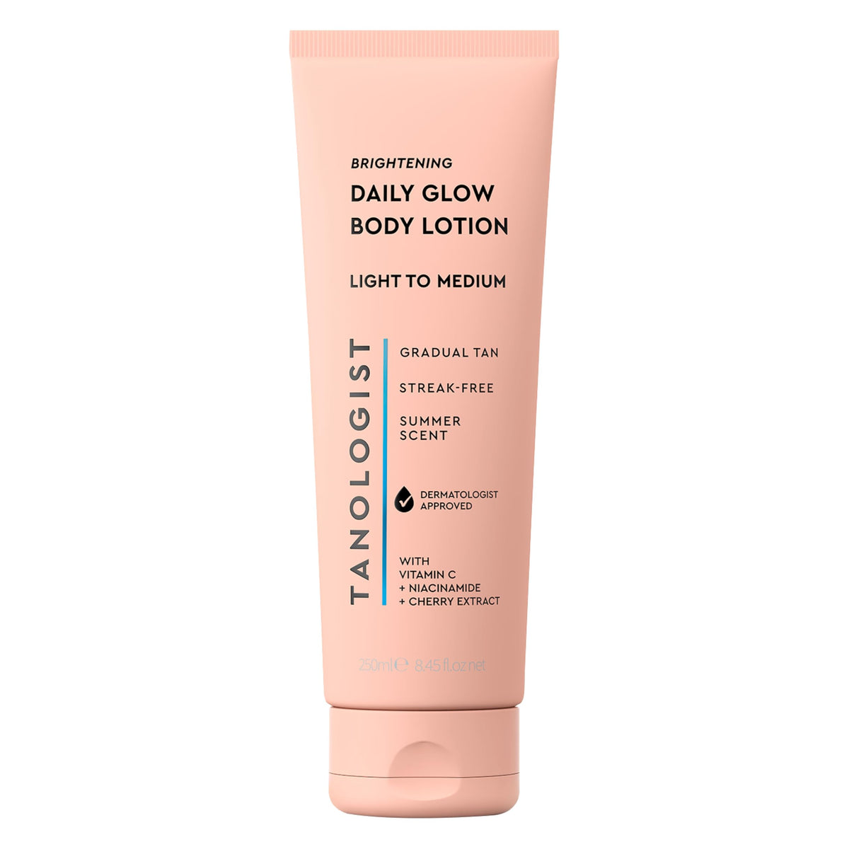 Tanologist Brightening Daily Glow Body Lotion, Light/Medium, 8.45 fl oz
