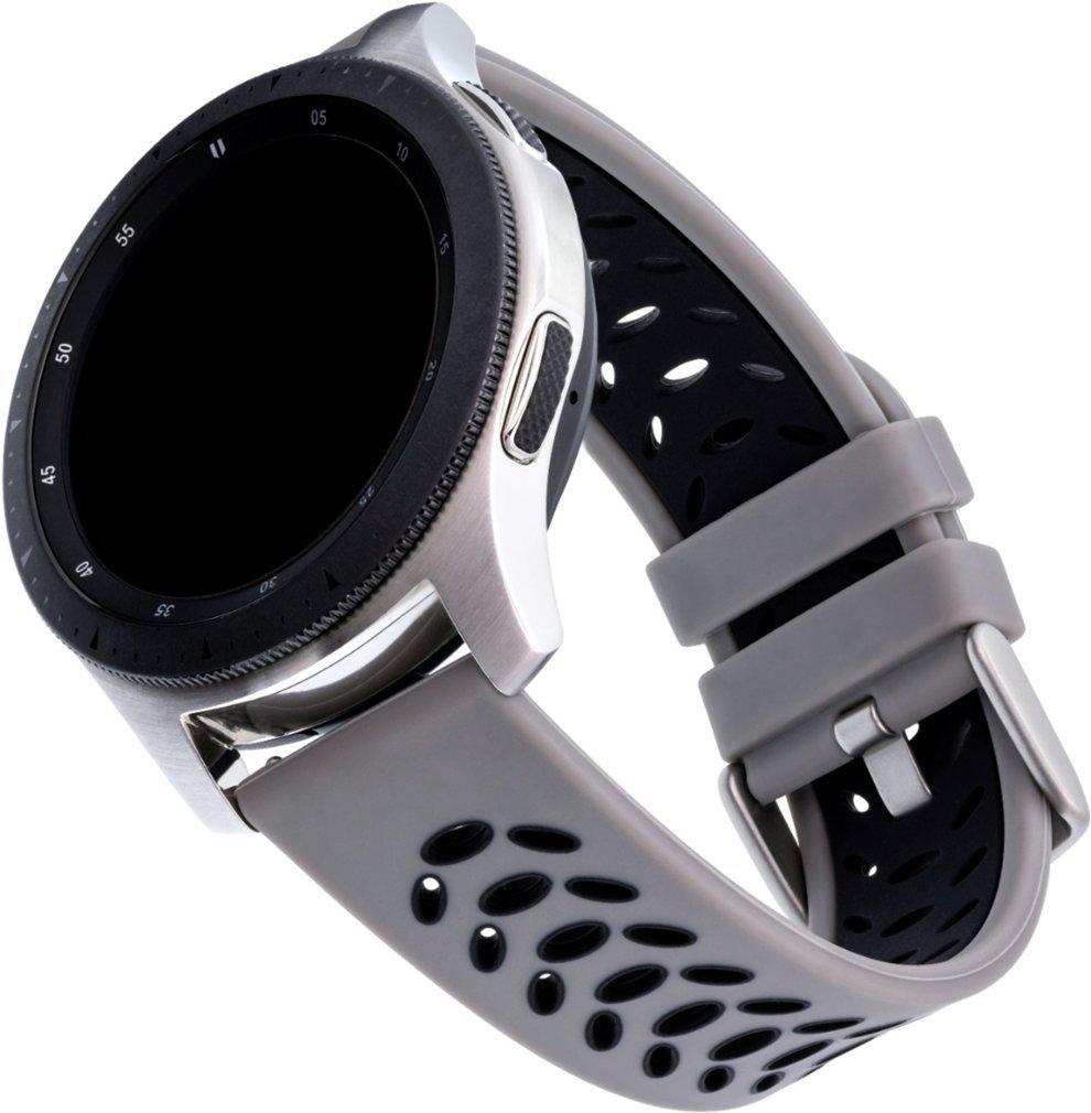 Universal Smartwatch Silicone and Mesh Sport Band 2-Pack for Samsung Galaxy Watch Active and Galaxy Watch Active2 20mm