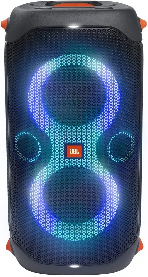 JBL PartyBox 110 - Portable Party Speaker with Built-in Lights, Powerful Sound and deep bass, Black