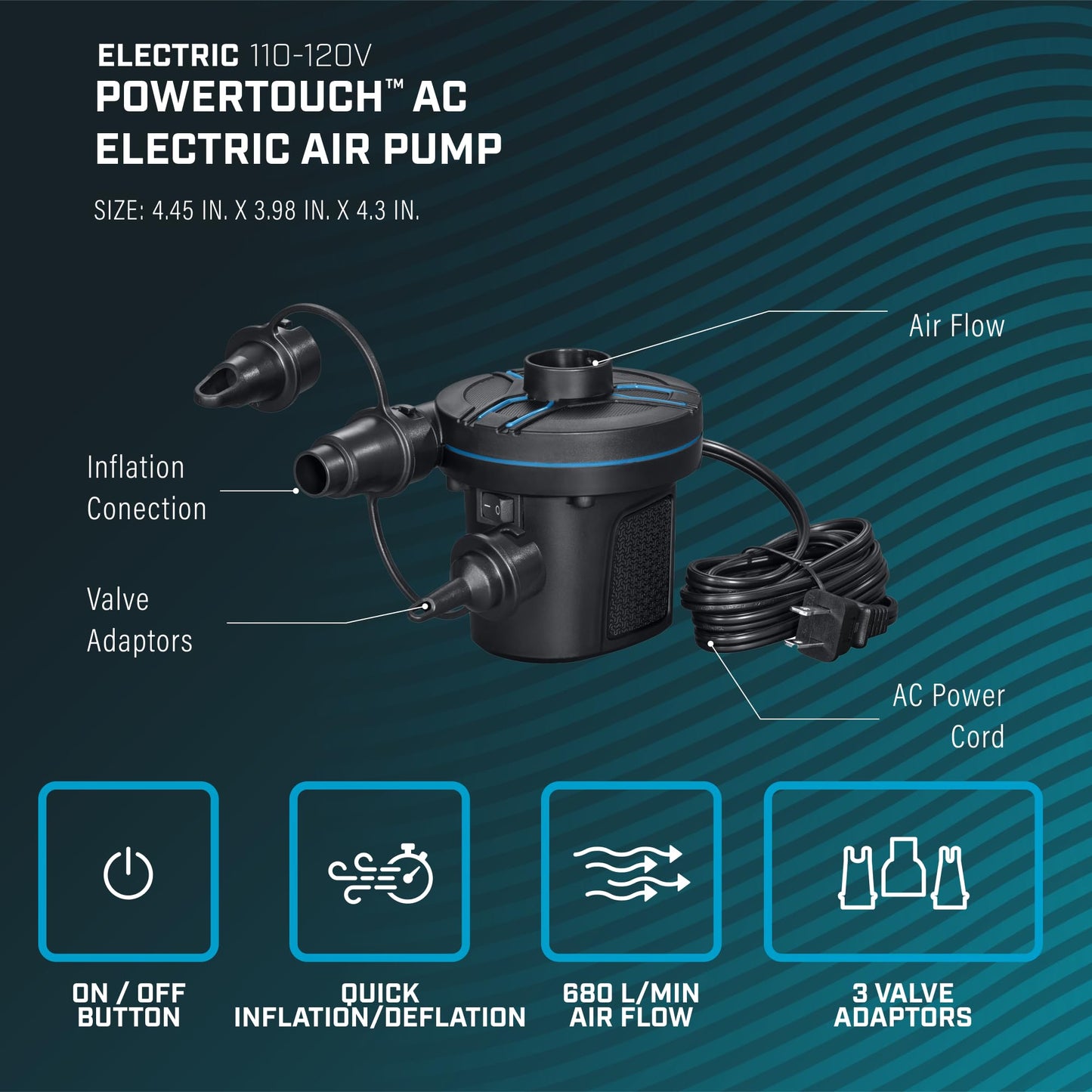 Bestway PowerTouch AC Electric Air Pump