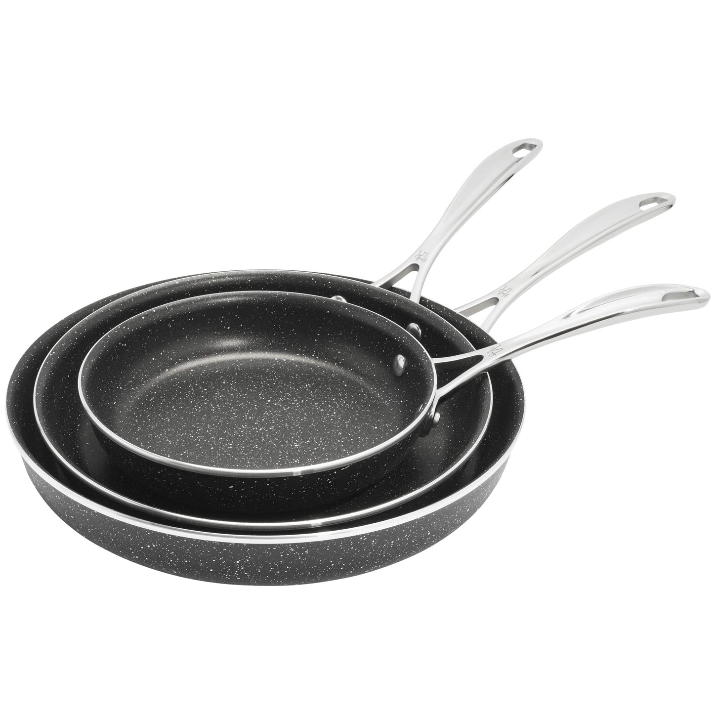 Henckels Capri Notte Granitium 3-piece Fry Pan Set