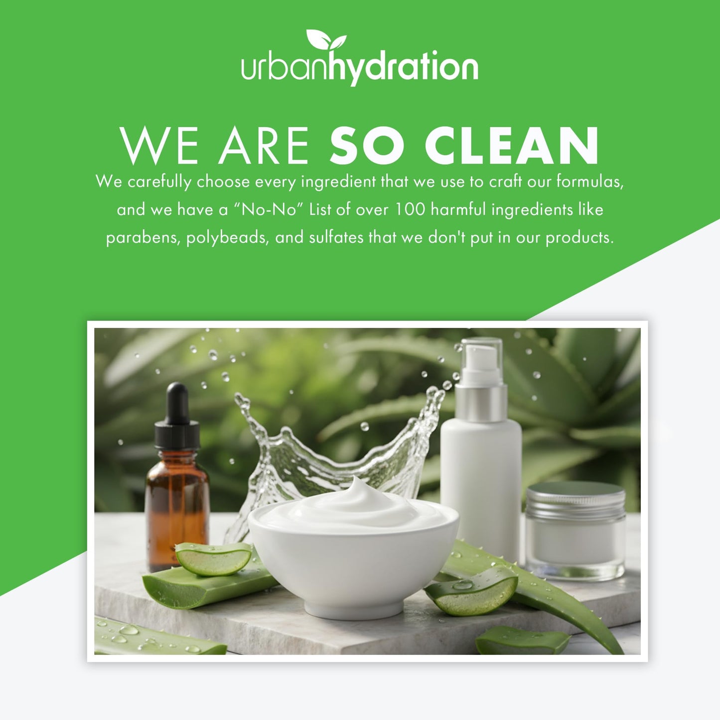 Urban Hydration Bright & Balanced Aloe Vera Leaf Spot Cream | Helps with Acne, Detoxes and Smooths Skin Benefits For All Skin Types | 1.7 Fl Ounces