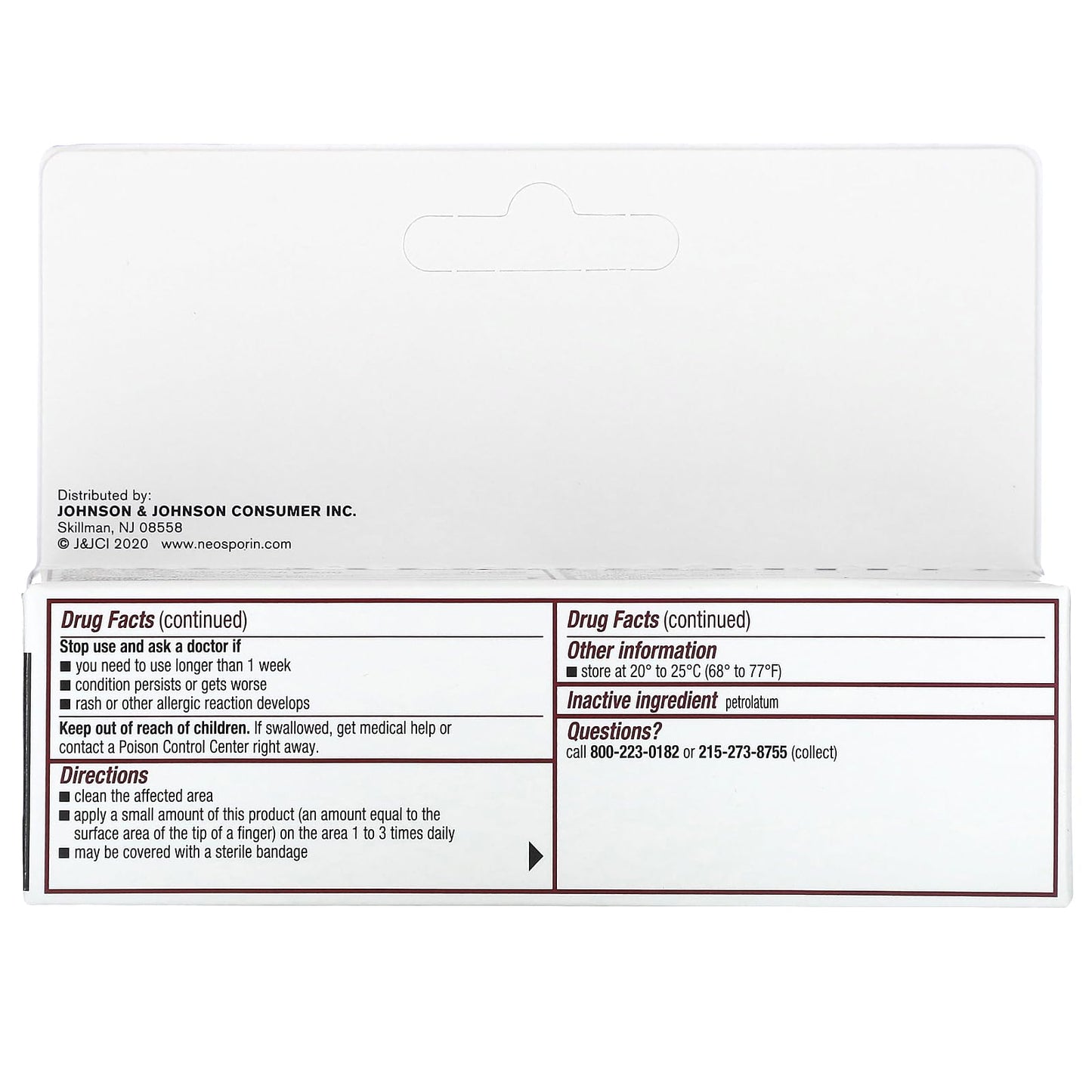 Polysporin First Aid Topical Antibiotic Skin Ointment With Bacitracin Zinc & Polymyxin B Sulfate, For Infection Protection & Wound Care, Neomycin-Free, Travel Size, 1 oz
