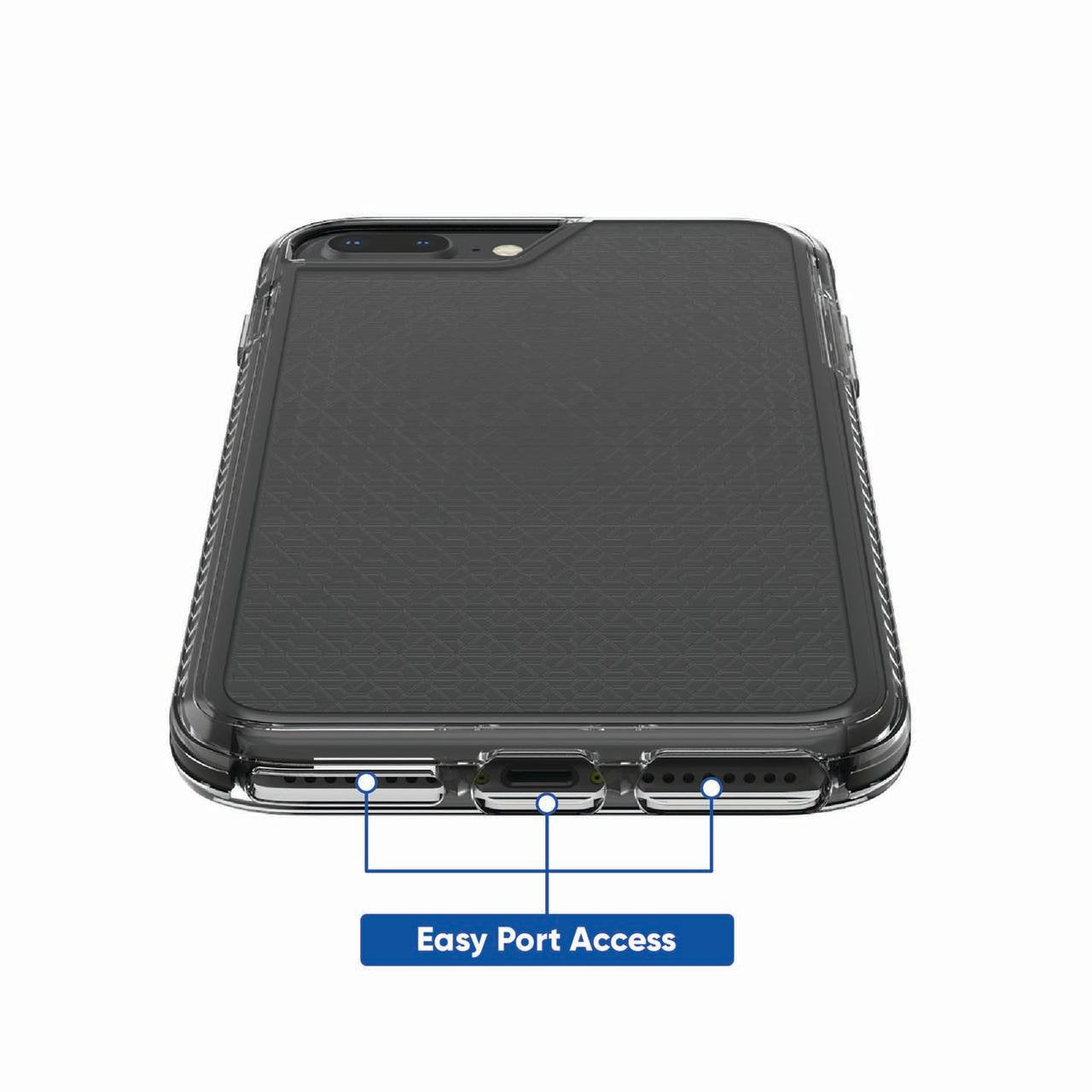 onn. Impact Case with Intellishock Technology for iPhone 6 Plus, 6s Plus, 7 Plus, 8 Plus