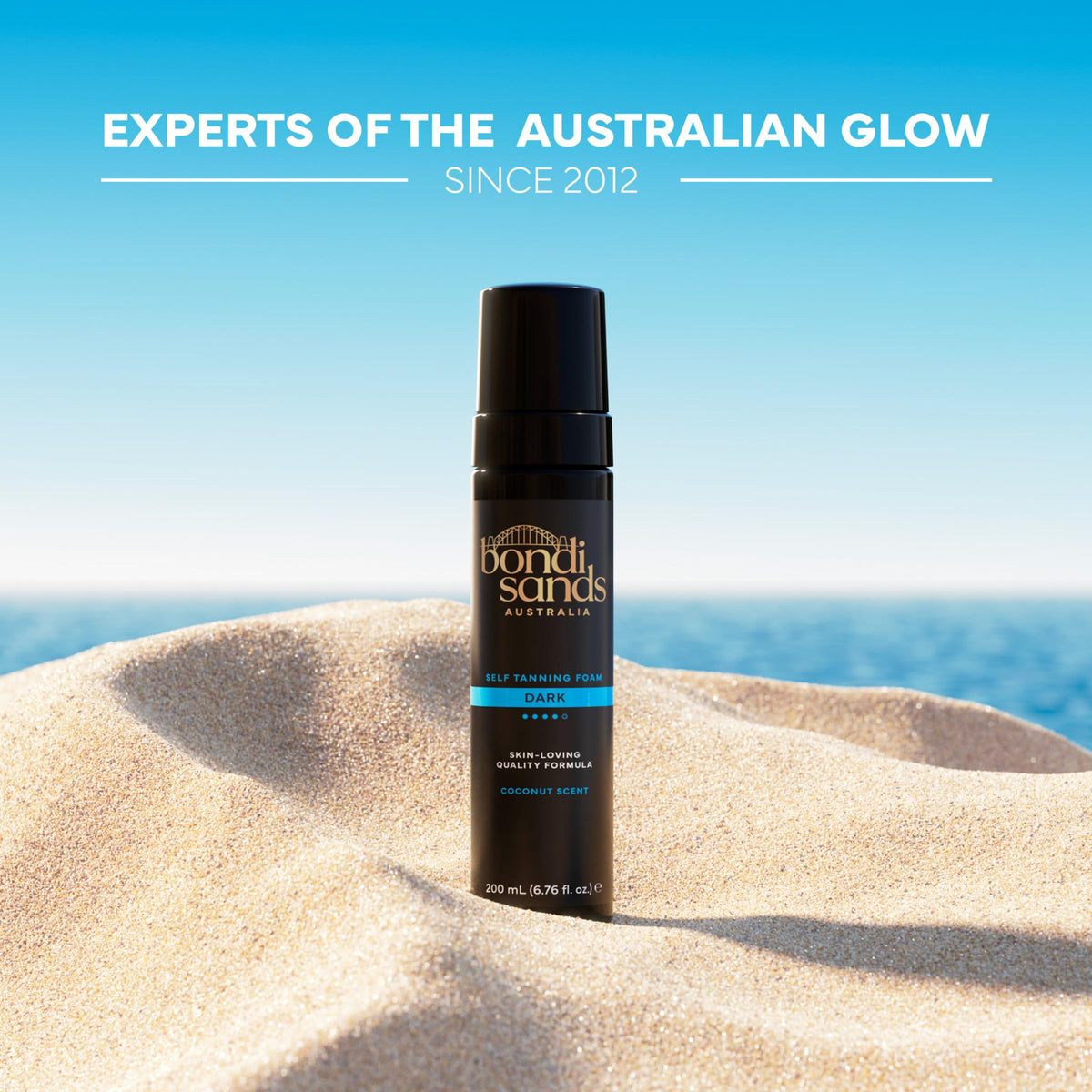 Bondi Sands Dark Self Tanning Foam | Lightweight, Self-Tanner Foam Enriched with Aloe Vera and Coconut Provides an Even, Streak-Free Tan | 6.76 oz/200 mL