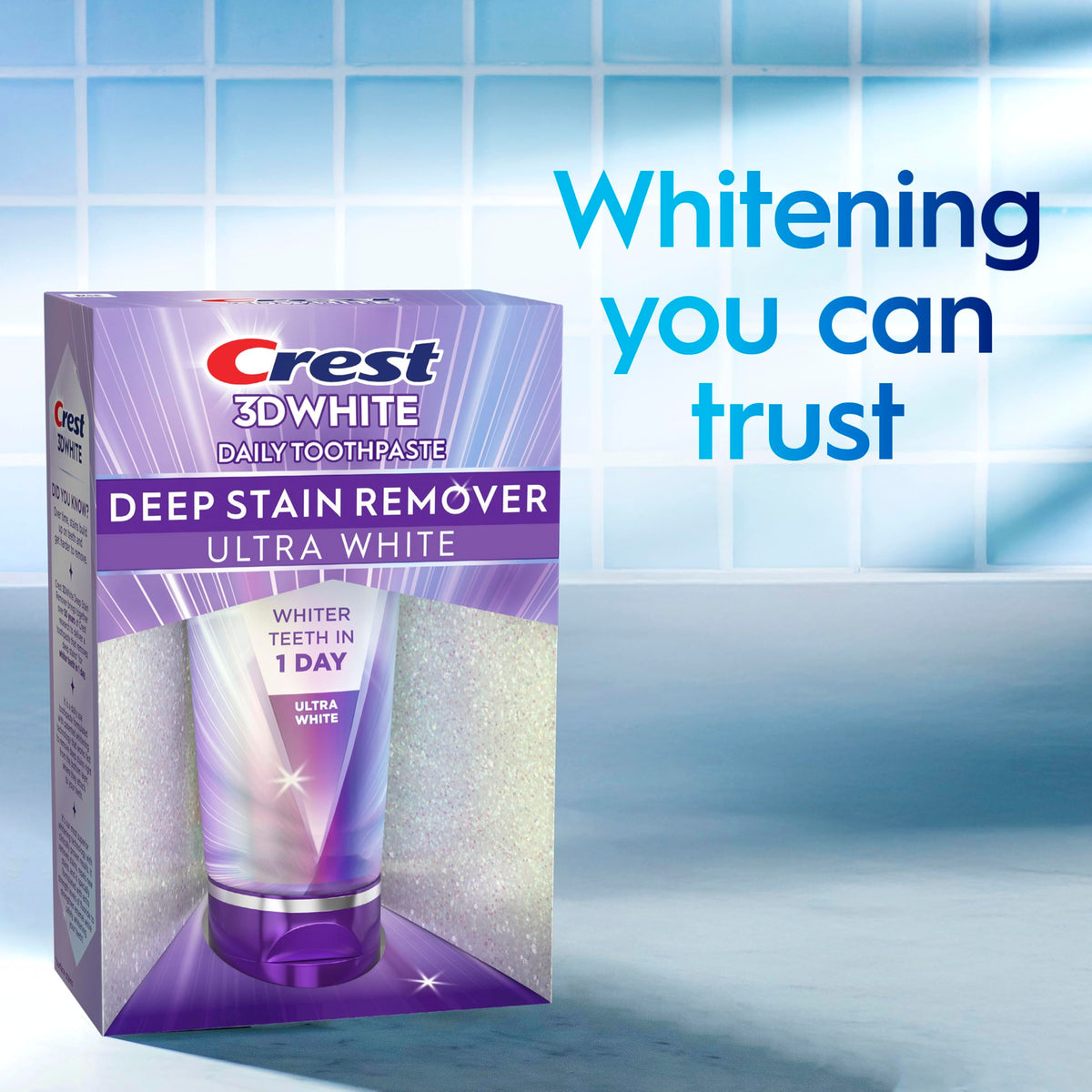 Crest 3DWhite Brilliance Deep Stain Remover Ultra White Toothpaste - 2.1oz