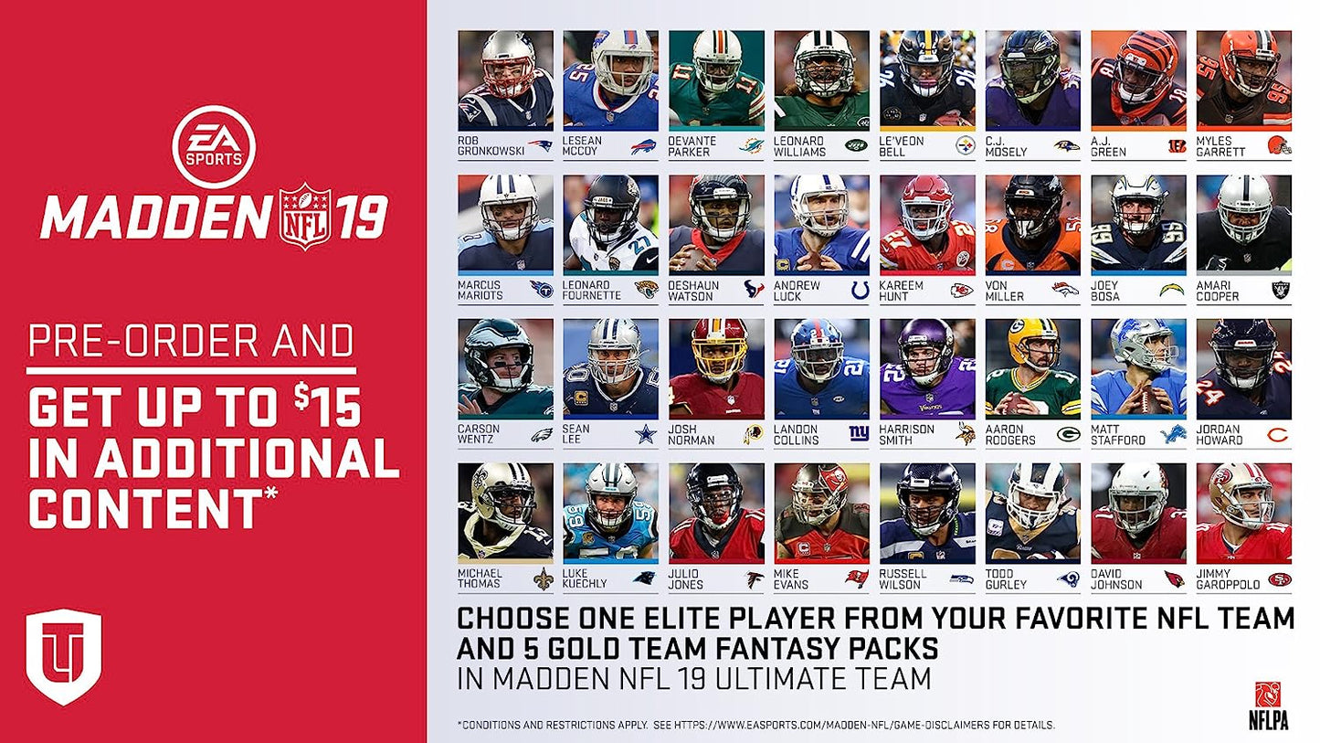 Madden NFL 19 Standard Edition XBOX ONE